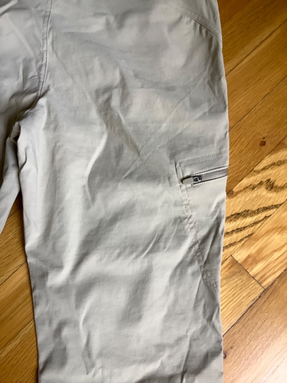 NWT Eddie Bauer Guide Pro Pants Beige Size 8 - Picture 9 of 10